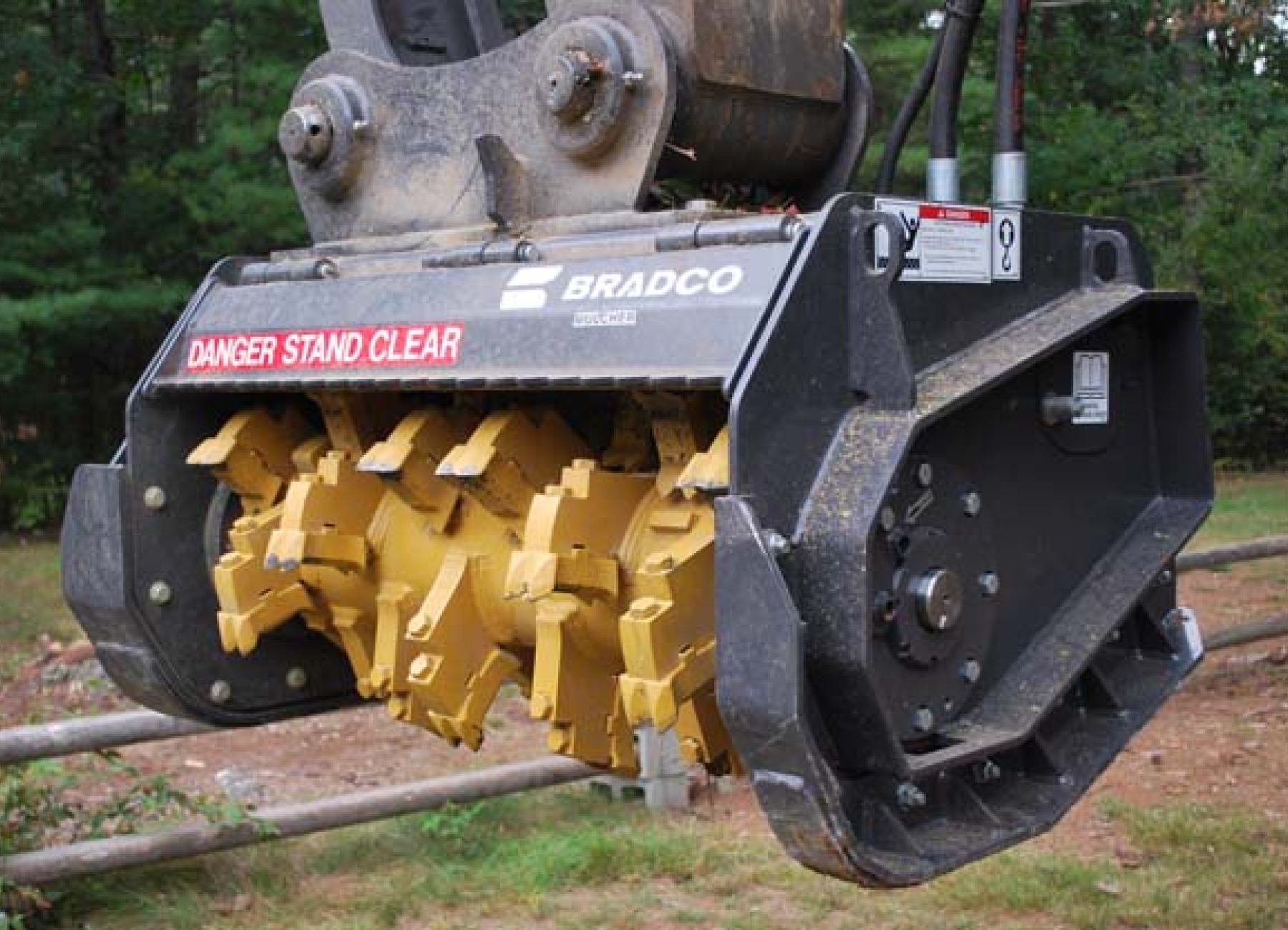 Bradco SS Mulcher II MM72 Paladin Attachments
